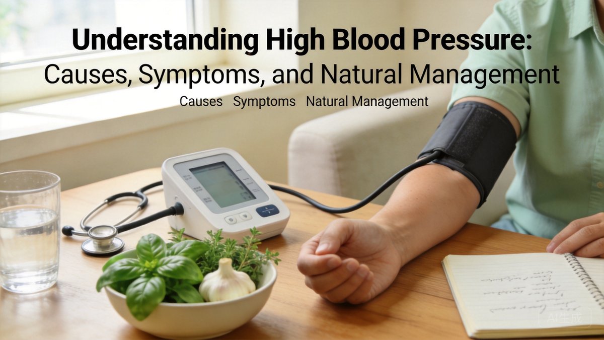 Understanding High Blood Pressure: Causes, Symptoms, and Natural Management