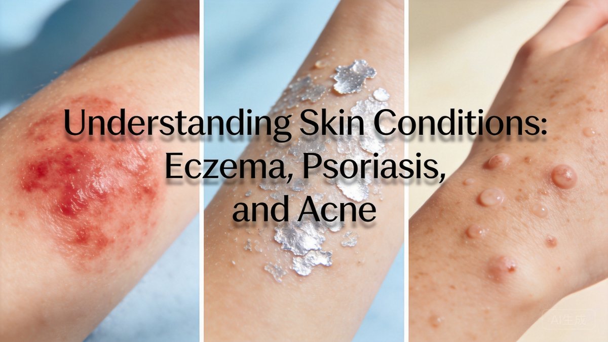 Understanding Skin Conditions: Eczema, Psoriasis, and Acne