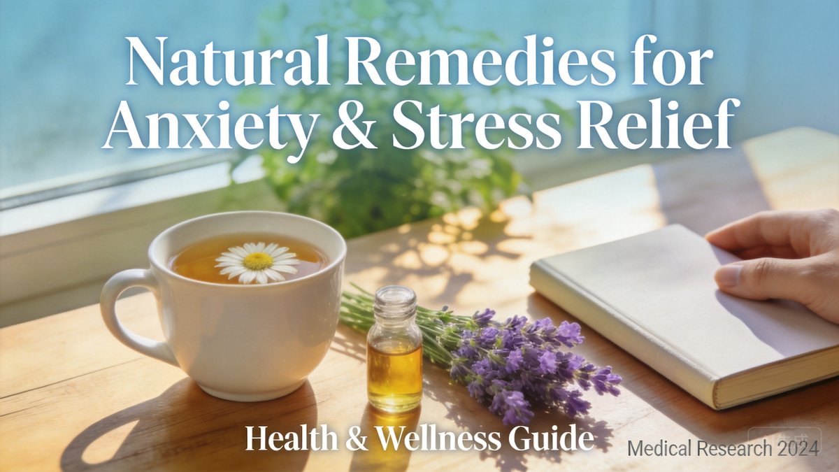 Natural Remedies for Anxiety and Stress Relief