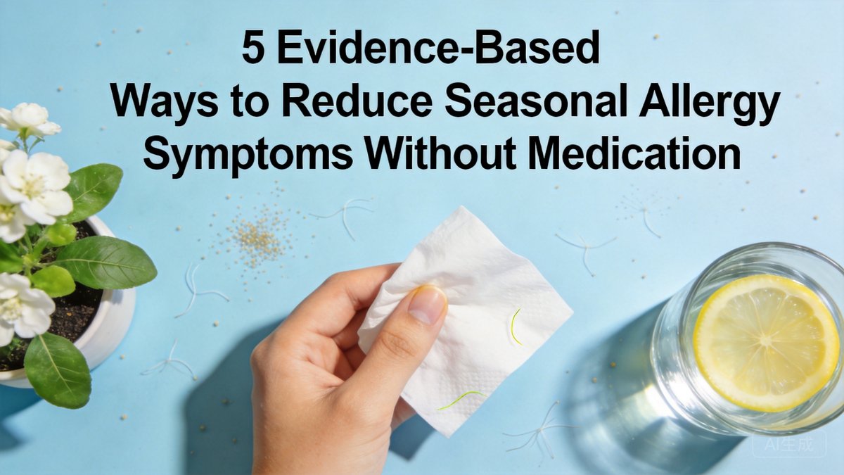 5 Evidence-Based Ways to Reduce Seasonal Allergy Symptoms Without Medication