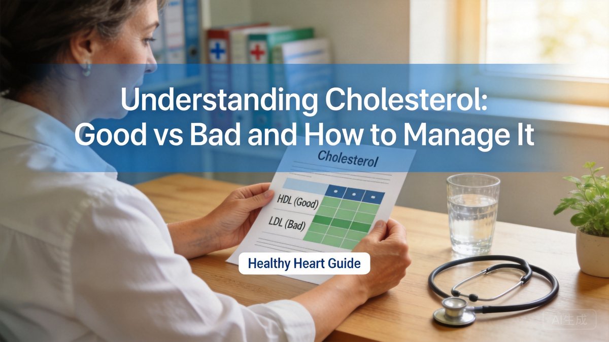 Understanding Cholesterol: Good vs Bad and How to Manage It